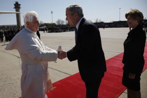 Andrews Air Force Base arrival of Pope Benedict XVI