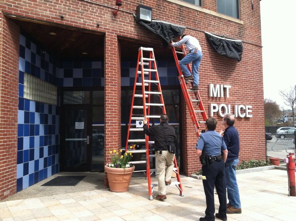 MIT police HQ mourning
