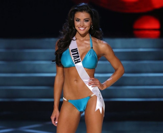Miss Utah Marissa Powell didn't win the Miss USA crown, but she's certainly famous now.