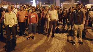 Standing Man Protest Credit: AP