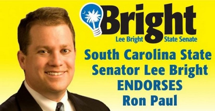State Sen. Lee Bright backed Ron Paul in the crucial 2012 GOP primary.